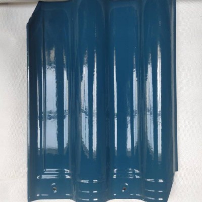 江西琉璃瓦廠家 31*31陶瓷S瓦 大紅瓦 防水美觀不褪色