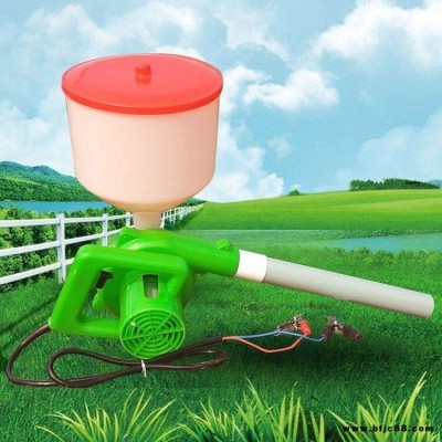 萬輪廠家供應 雞鴨養殖石灰干粉噴灑機 電動噴粉機消毒機 手柄調節型電動噴粉機