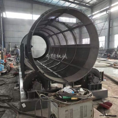 鄭州明發制造無軸滾筒篩 砂石分離機 型號齊全無軸滾筒篩