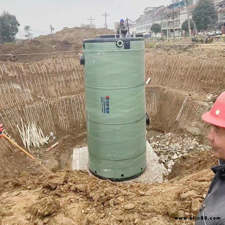 玻璃鋼一體化提升泵站 一體化污水泵站 玻璃鋼一體化泵站的應用場景 弘泱科技 HYGRP