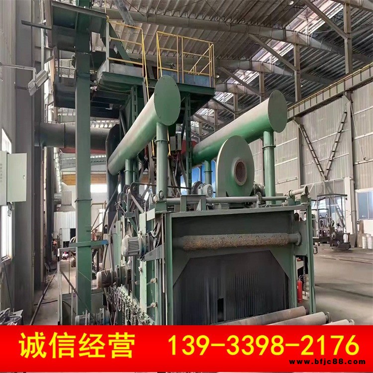 飛拓轉(zhuǎn)讓Q69系列重型鋼板預(yù)處理 輥道通過式拋丸機(jī) 拋丸清理機(jī) 噴砂機(jī) 鋼板拋丸機(jī) 鋼板除銹
