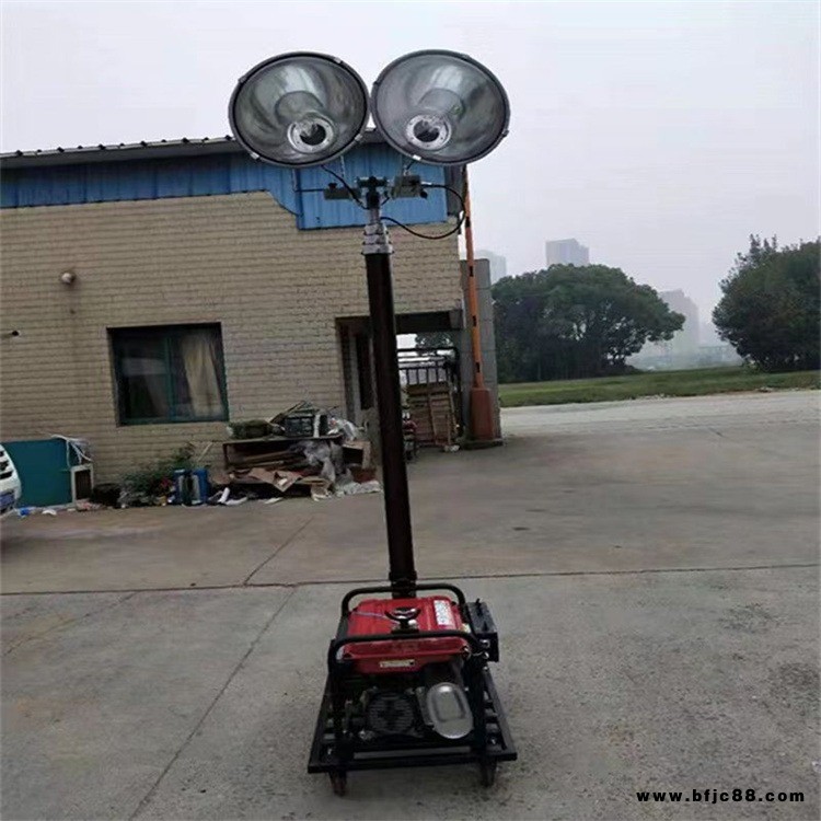 益工全方位自動(dòng)升降工作燈汽油柴油發(fā)電機(jī)2KW3kw5kw氣動(dòng)led移動(dòng)照明車