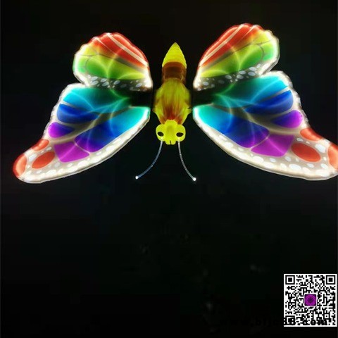 led造型燈led動(dòng)態(tài)仿真蝴蝶燈 螢火蟲蜜蜂景觀燈led草坪燈LED裝飾燈 公園造型燈  文旅燈光節(jié)led電動(dòng)蝴蝶燈