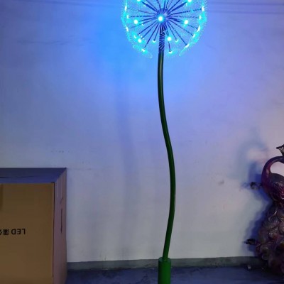 戶外蒲公英景觀燈廠家大型蒲公英雕塑燈銘星廠家專業定制一條龍服務