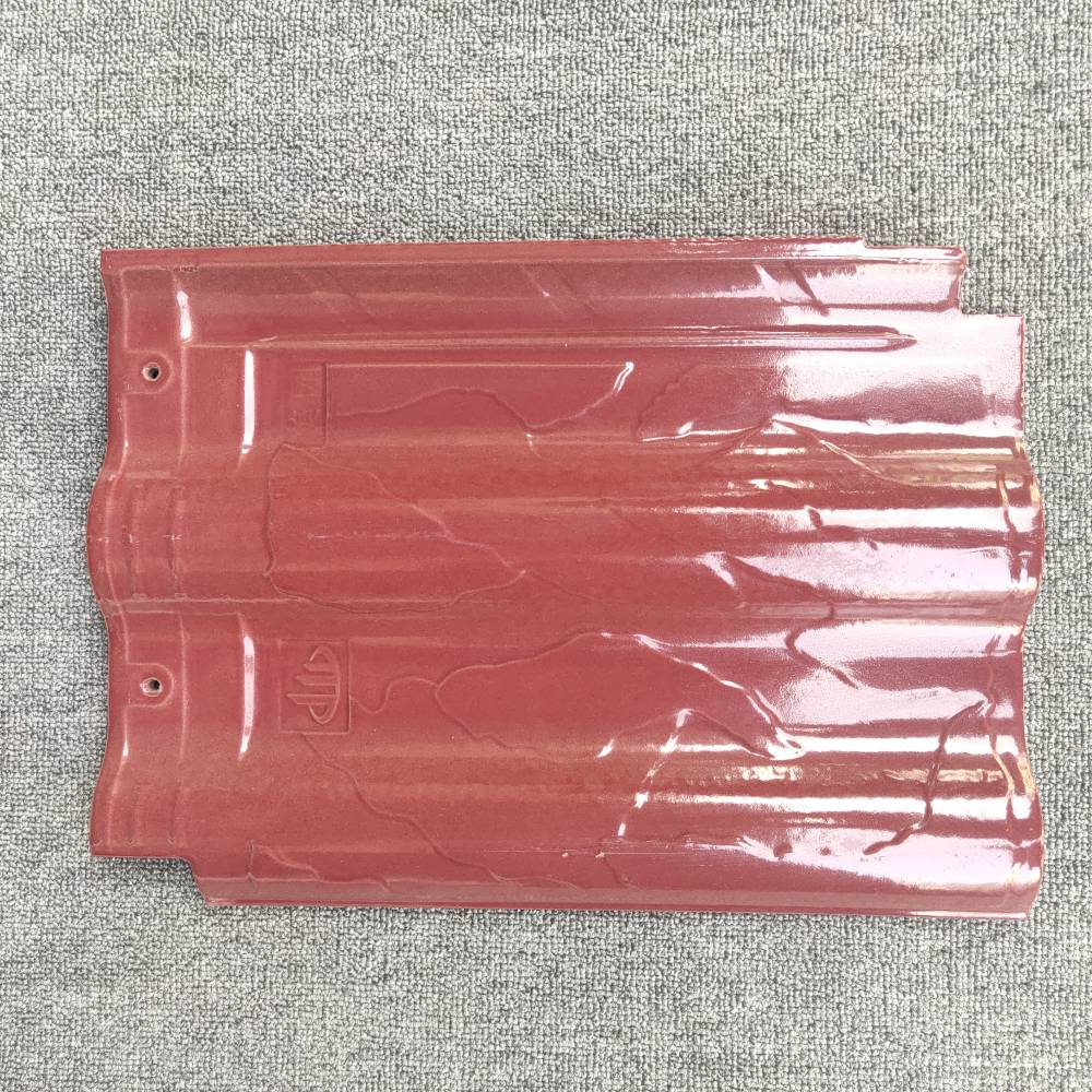 淄博屋面瓦31*31陶瓷S瓦單波瓦吸水率低超強抗凍