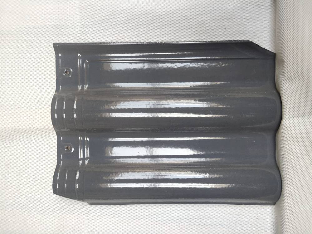 江西琉璃瓦廠家 31*31陶瓷S瓦 大紅瓦 防水美觀不褪色