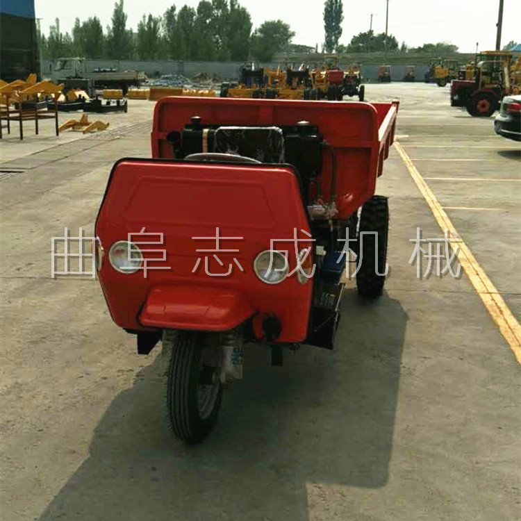 全新柴油農(nóng)用三輪車 18馬力高效率工程翻斗車 建筑砂石運輸三馬子示例圖2
