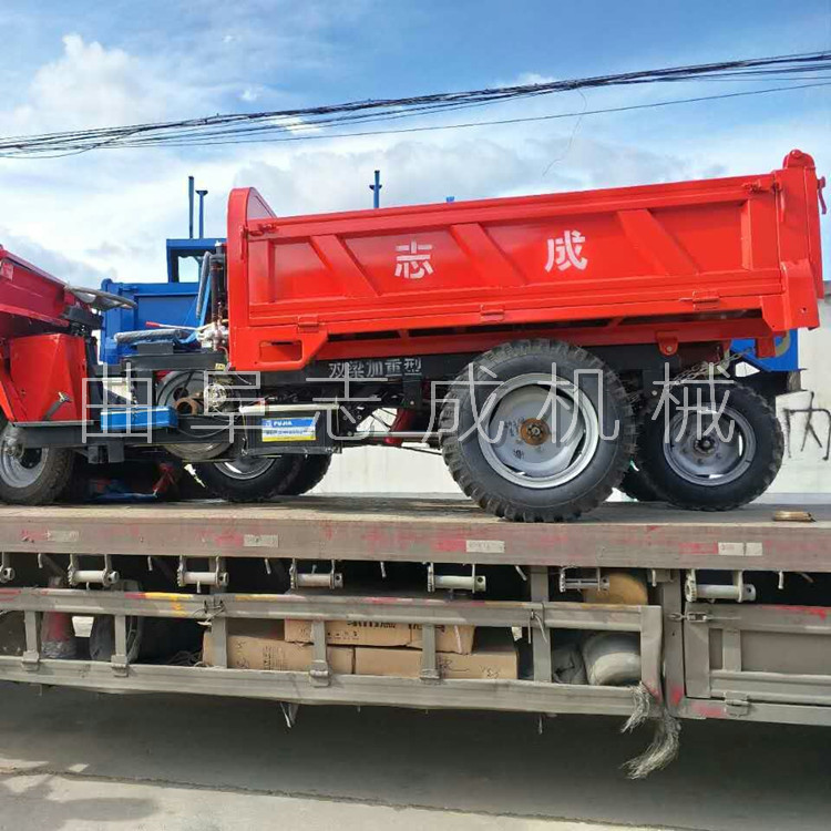 全新柴油農(nóng)用三輪車 18馬力高效率工程翻斗車 建筑砂石運輸三馬子示例圖6