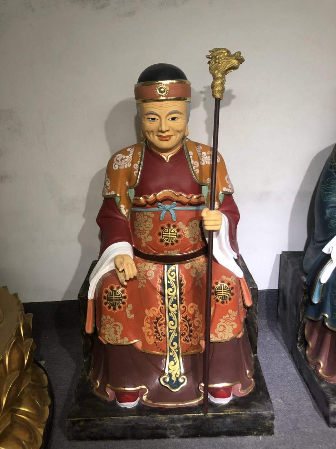 神像 溫州慈宏法器供應玻璃鋼貼金道家神像 玻璃鋼十二神將神像 玻璃鋼十二神將神像